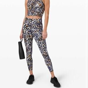 Lululemon Fast and Free Tight II 25" *Non-Reflective Nulux Metropolis Glow Multi
